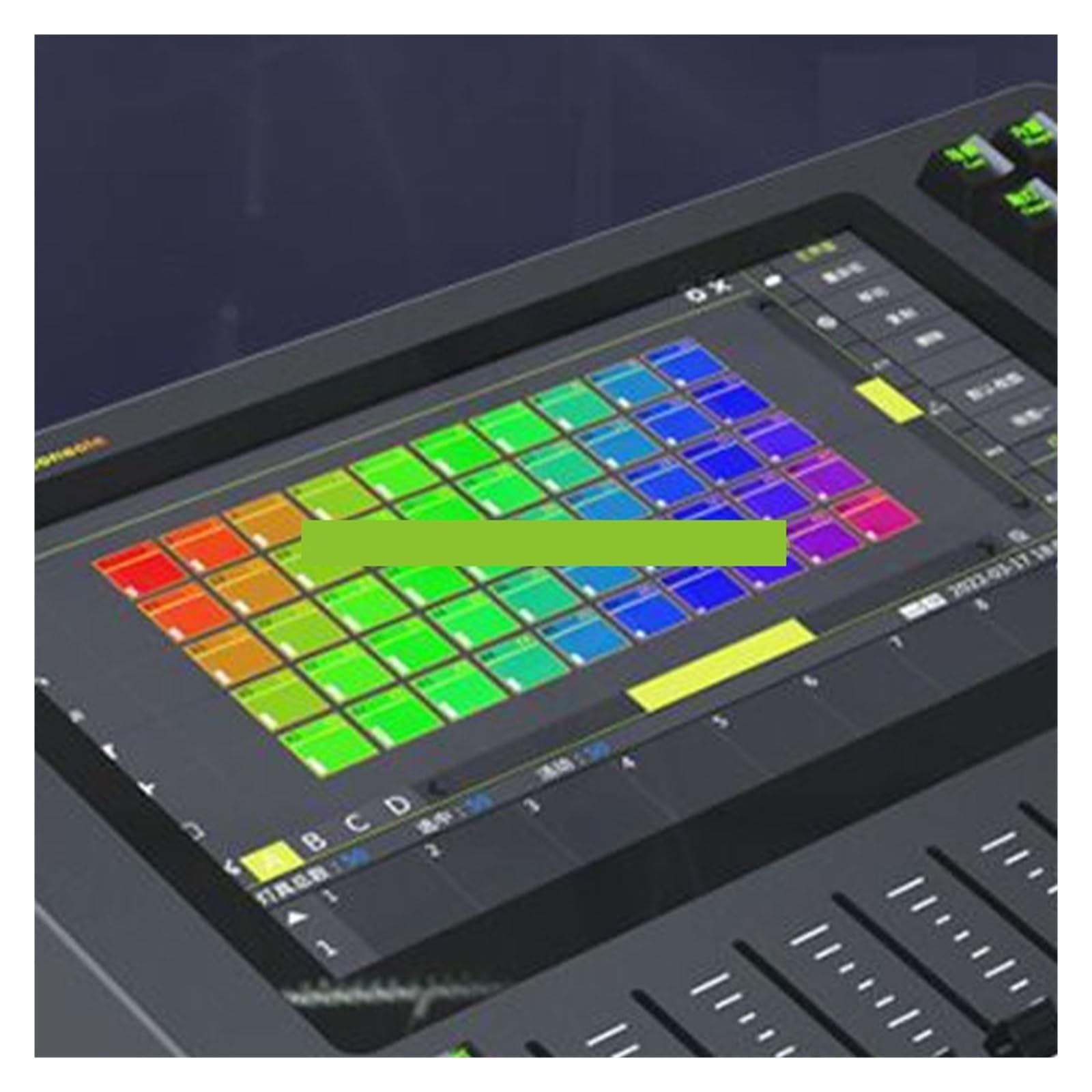 Kontroler DJ-ski, Kontroler DMX Light Sta Effects Oświetlenie Konsola DMX or Konsola główna Światło z ekranem o wysokiej jaości