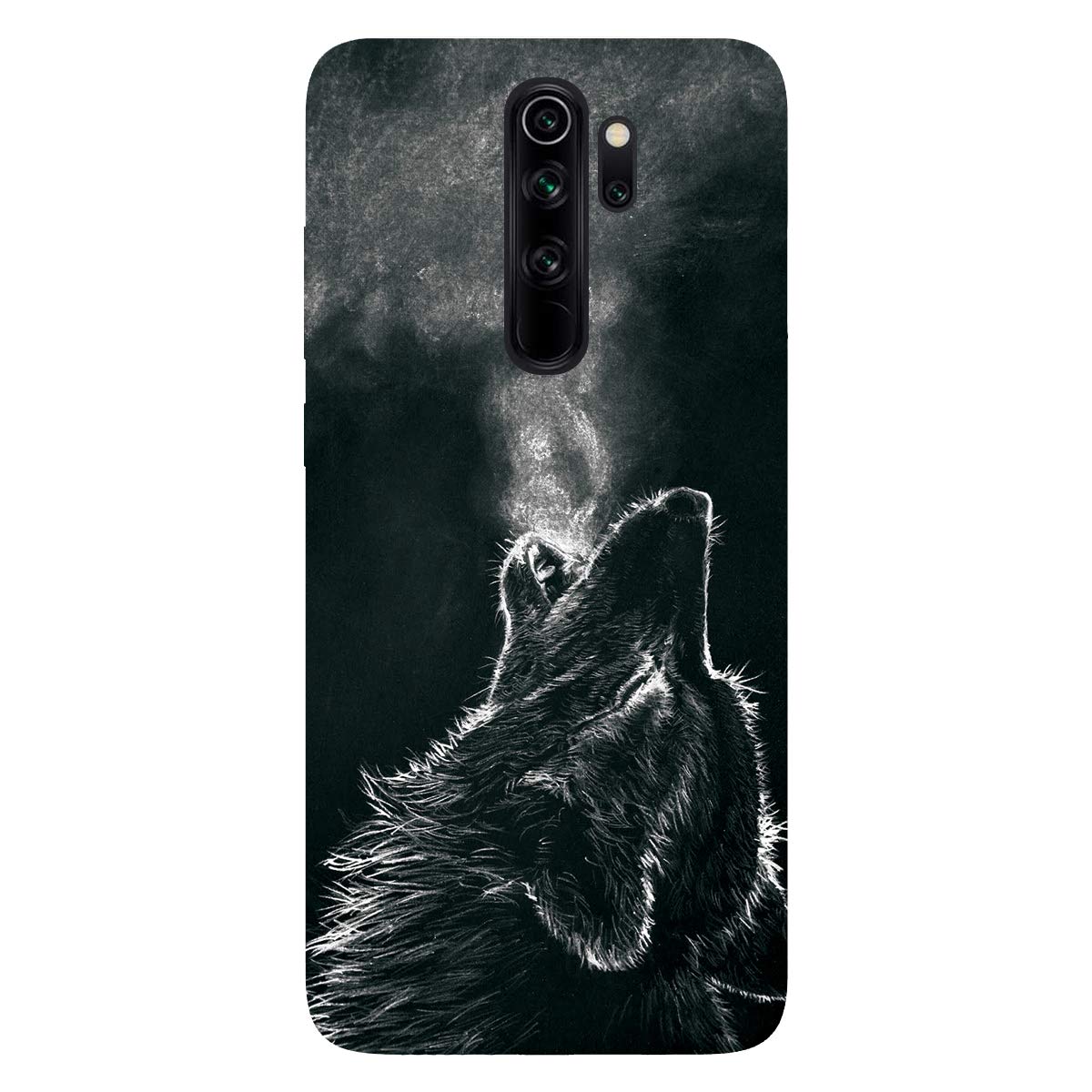 Cover Per Xiaomi Redmi Note 8 Pro – Silicone Morbido TPU Con Disegno Leone – Custodia Antiurto Sottile – Nero - 3