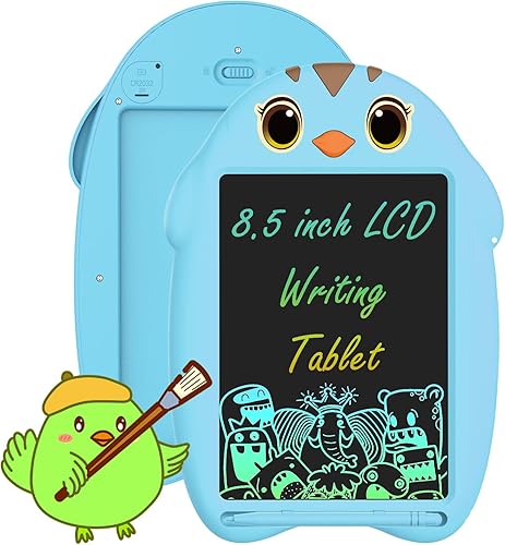 Tableta de escritura LCD para niños, tablero de garabatos de 8.5 pulgadas, almohadilla de escritura reutilizable, juguetes educativos para niños
