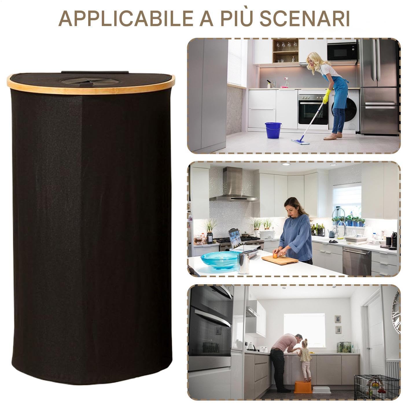 Generico Cestino per Riciclo da Interno Compartimento Ermetico, Antiodore,