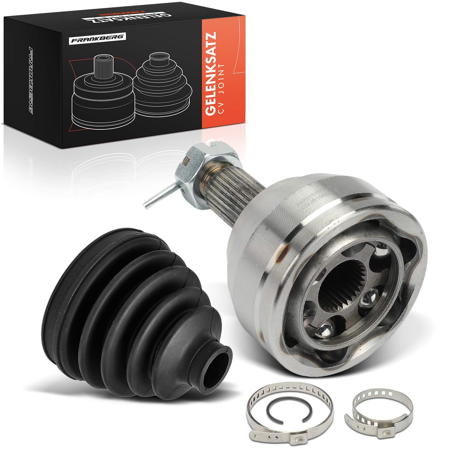 Frankberg Kit de juntas del eje de transmisión lado de la rueda delantera | Compatible con: Ulises 179, C8 EA EB, Fedra 179, 807 EB