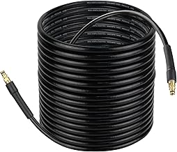 Pressure Washer Hose 20m, 5800PSI High Pressure Replacement Hose with Quick Connector for Karcher K2 K3 K4 K5 K6 K7, Washer Extension Hose for Cleaning Cars Garden