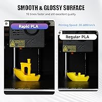 Vista 4 de Kingroon - Filamento de alta velocidad PLA para impresora 3D de 1.75mm, filamento rápido para impresora 3D para impresión hiper rápida