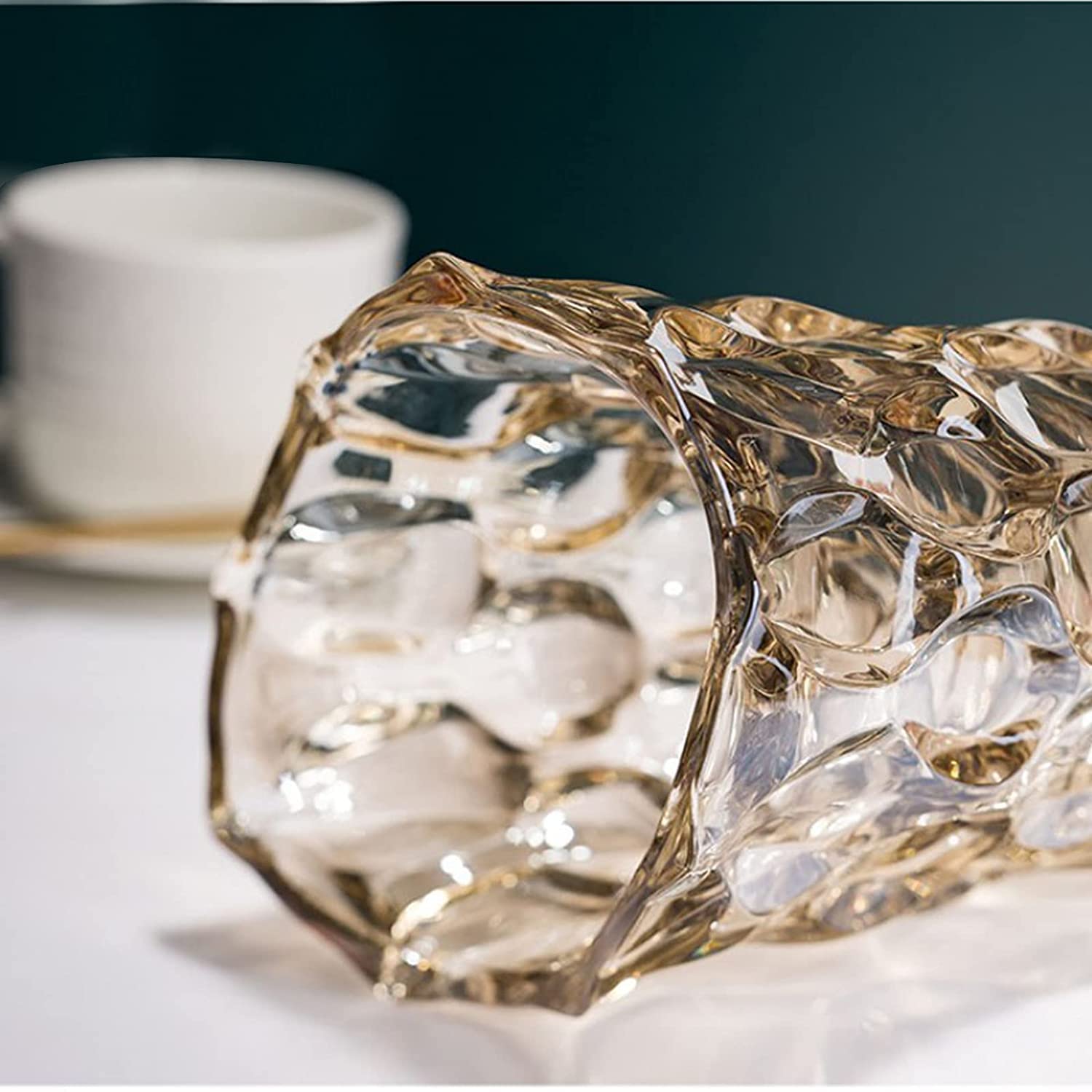Hey_you Glazen bloemenvaas, moderne minimalistische vaas, Scandinavisch glas, bloemen, handgemaakte bloemarrangement, decoratie, hydrocultuur, ornament voor thuis, eettafel, cadeau voor bruiloft