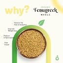 Pure Organio Organic Fenugreek Seeds - Organic Methi Dana - 350 Gm gallery image