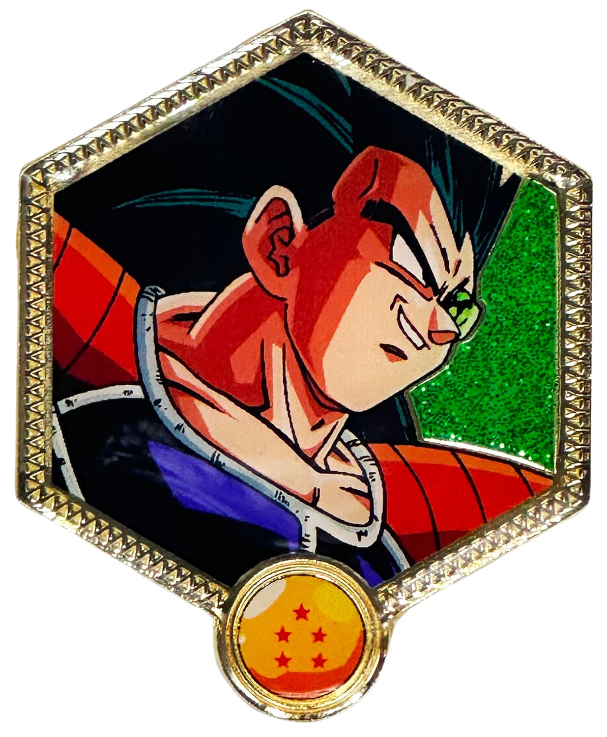 Zen Monkey StudiosDBZ x Zen Monkey Studios: Golden Series 2 - Raditz Collectible Enamel Pin