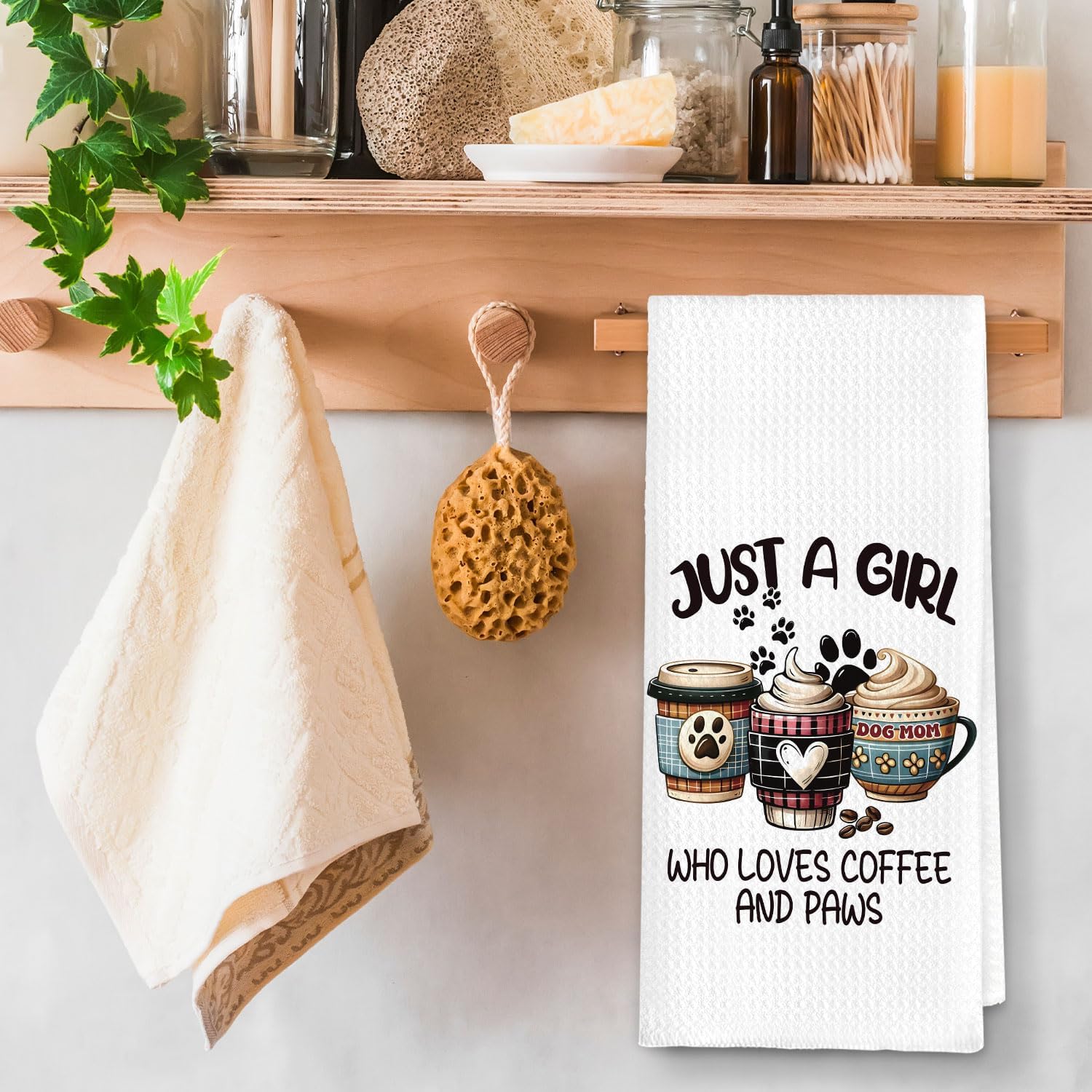Coffee Decor Kitchen Towels Dish Towel Tea Towels Gifts for Women image 5