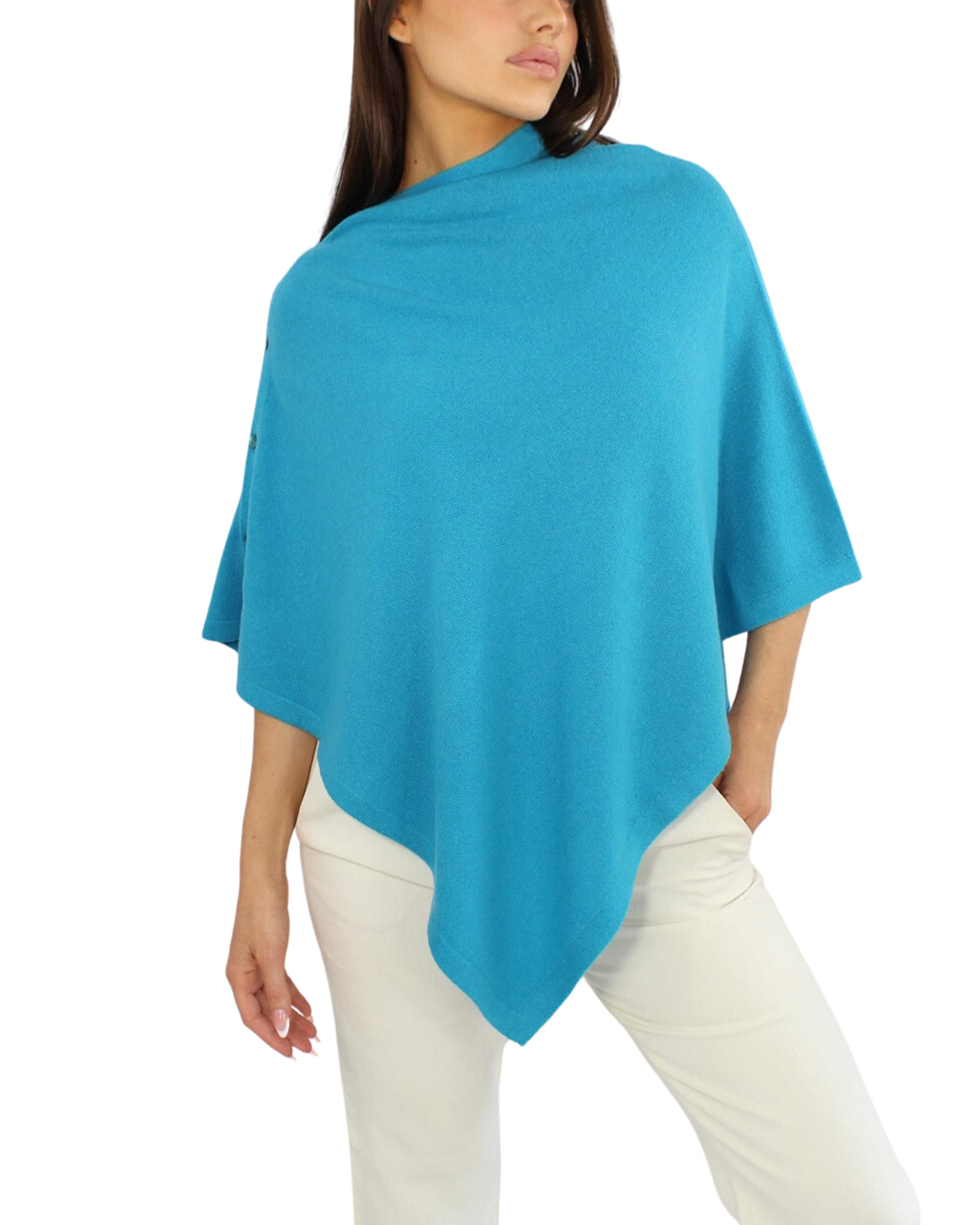 Win's Poncho en cachemire mélangé pour femmes - Fabriqué en Italie