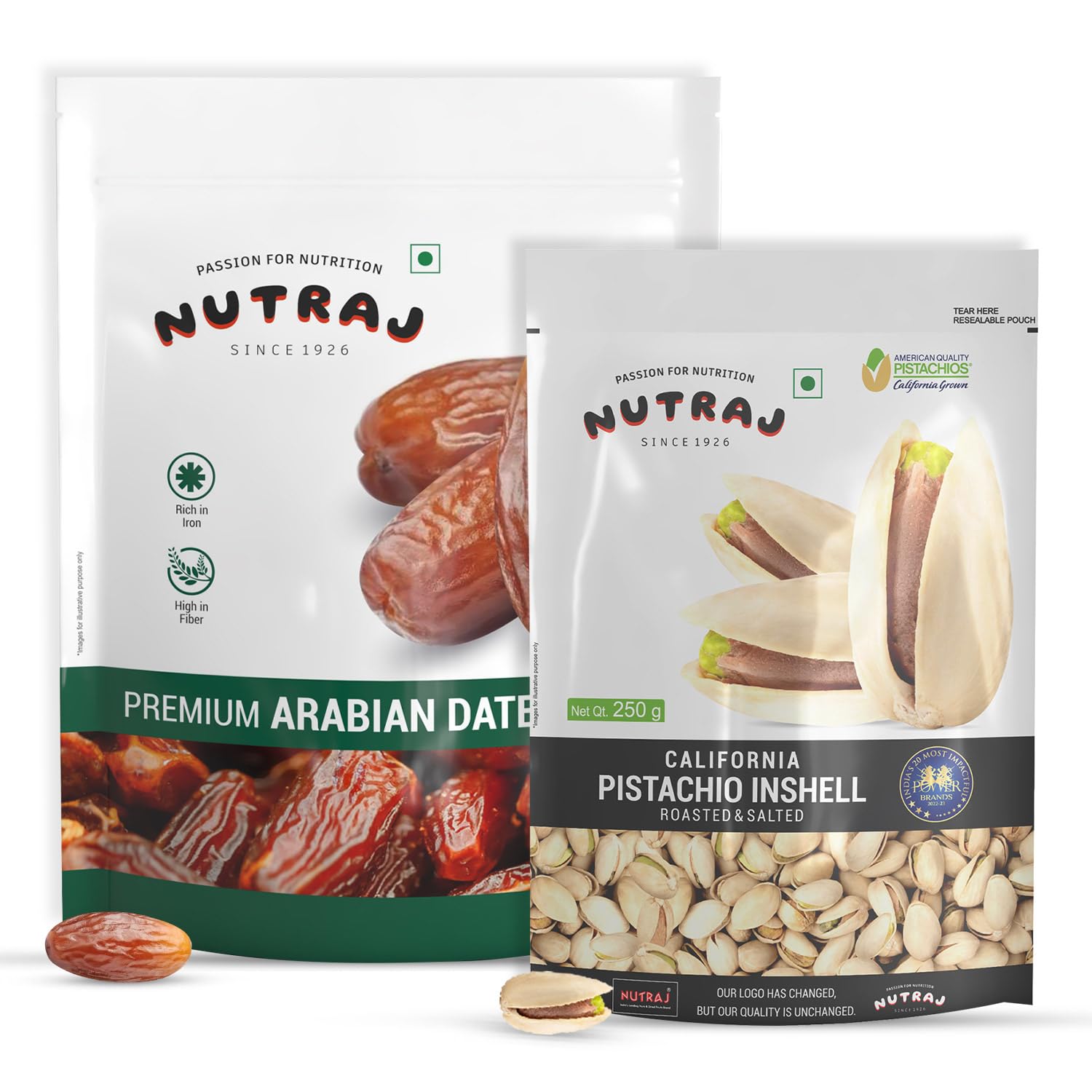Nutraj Fresh Arabian Dates And California Roasted & Salted Pistachios Combo Pack|Khajoor|Pista Inshell|Crunchy & Healthy Nuts |500 Grams (B09WMR7151) Amazon Price History, Amazon Price Tracker