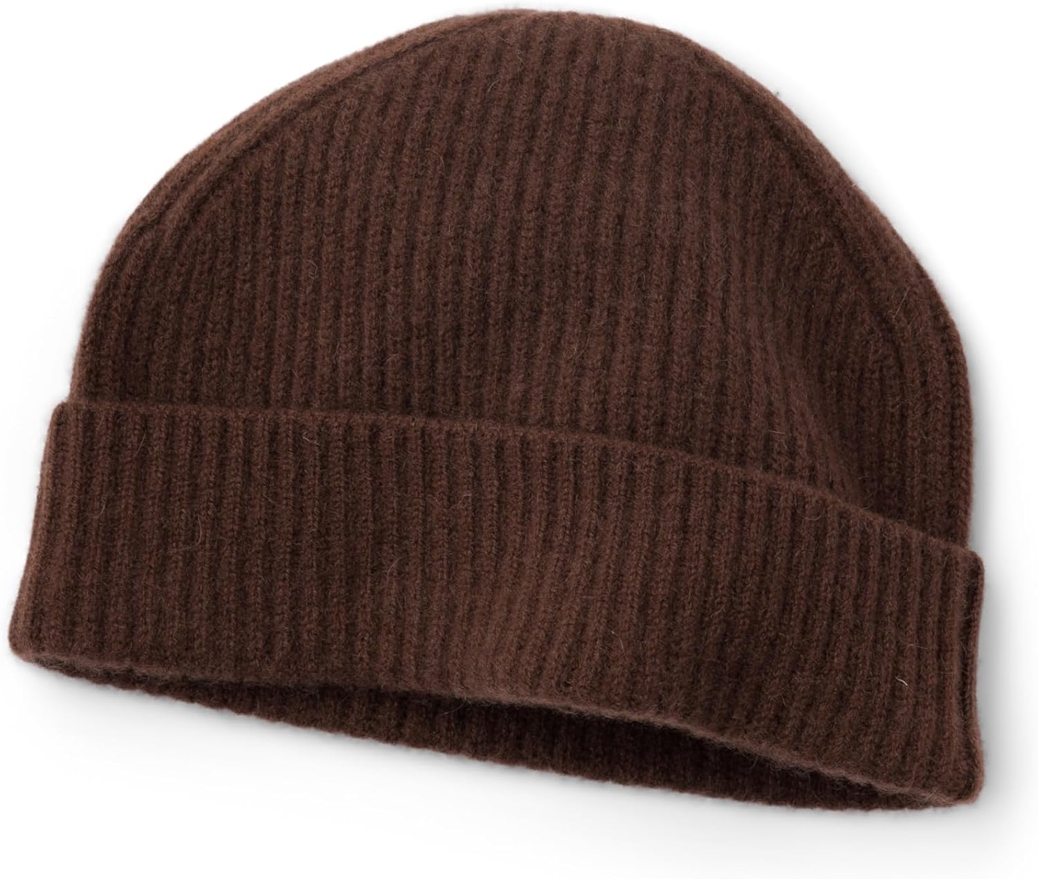 Fishers Finery Women's 100% Cashmere Cuffed Beanie - Image 2