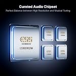 Fosi Audio MD3 Portable HiFi Headphone Amp DAC Magnetic Amplifier Mini USB C Silver