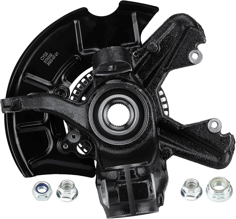 Manga de eixo dianteira esquerda com cubo e rolamento de roda Youxmoto para Volkswagen – rotor de 280 mm – 1 unidade