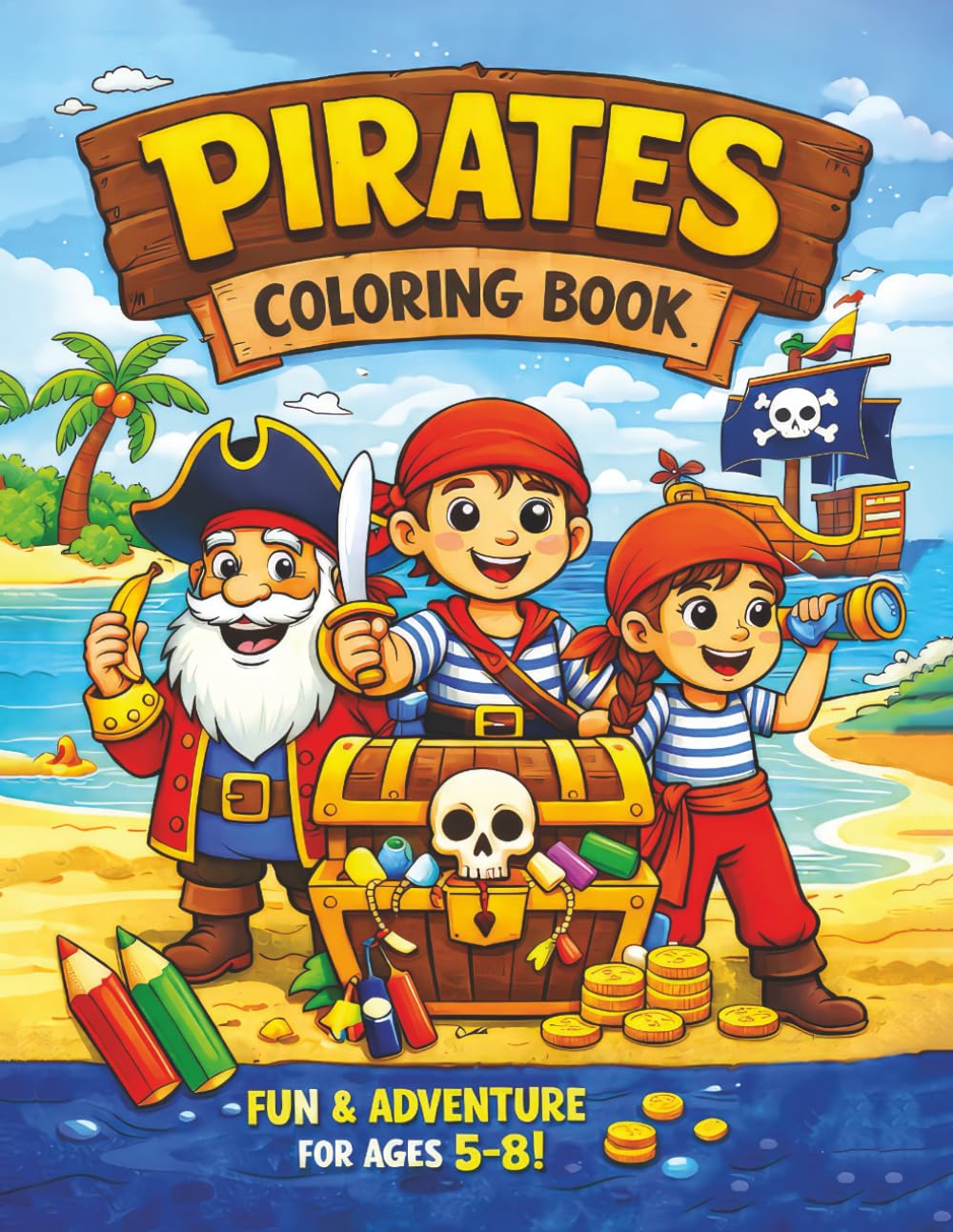 Pirates Coloring Book