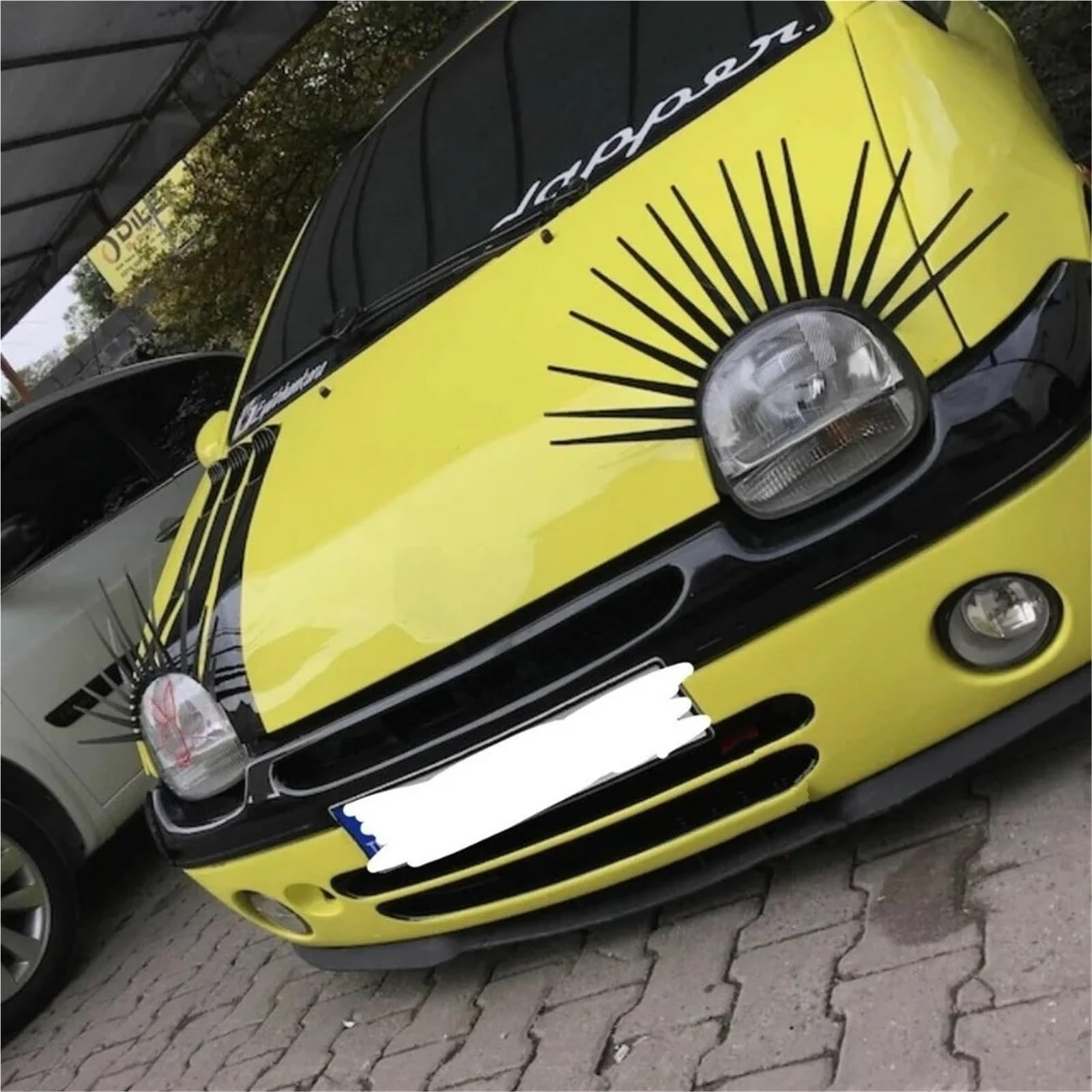 Auto Labbro Spoiler 3 Pz Spoiler ANTERIORE PARAURTI Labbro Body Kit Tuning Sport Protezione Per Twingo H