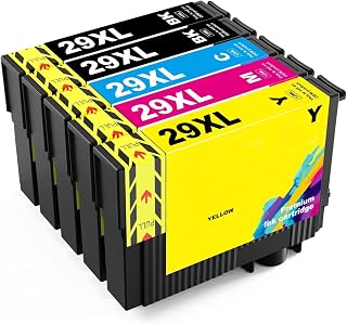 Non-oem Compatible Ink Cartridges for Epson Expression Home xp-342 xp-245 xp-235 xp-245 xp-342 xp-352 xp-442 xp-255 xp-452 xp-332 xp-235 xp-445 xp-335 xp-345 xp-432, 29, 29xl (5 Pack) (5 Pack)
