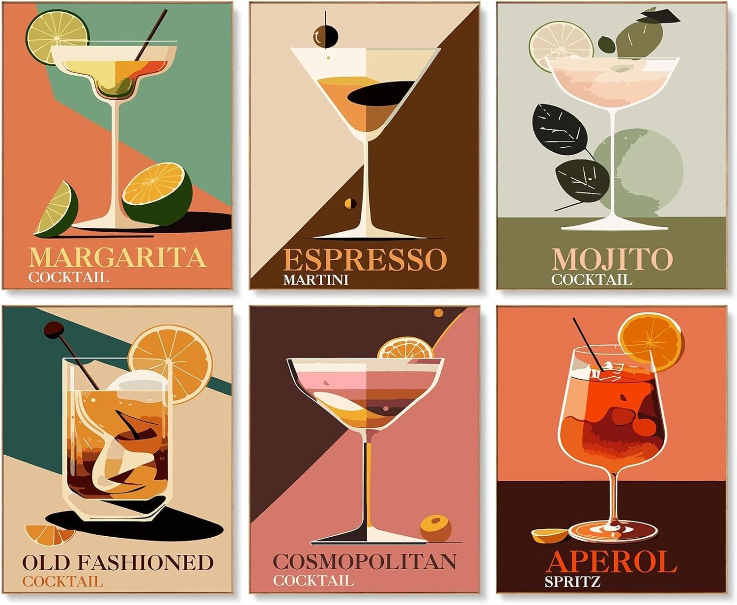 Cocktail | Schilderen op nummer – Vrolijk Schilderij