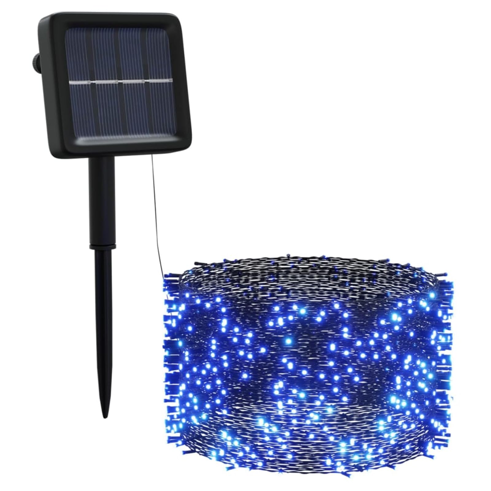 ShGaxin Tiras de Luces solares5 uds Azul Interior/Exterior, Luces Navidad Exterior, Guirnalda Luces Interior, Luces Decorativas Habitacion, Decoracion Navidad Hogar, Fairy Lights