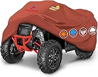 Vista 10 de Comnova Cubierta para ATV de 4 ruedas - 88 pulgadas, cubiertas ATV 600D resistentes y resistentes al agua, cubierta para ATV al aire libre de cuatro