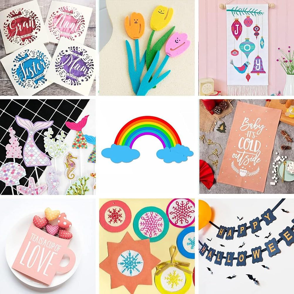 Maty do cięcia, 4 sztuki, maty do cięcia 12 x 12 i 12 x 24, maty do cięcia winylu (standardowy uchwyt, lżejszy)