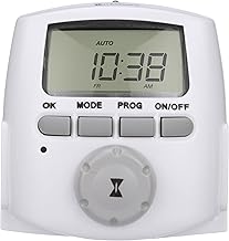 Intermatic DT620 Heavy Duty Indoor Digital Plug-inTimer - Full 7-Day Programming Options - Timer for Lighting, Fans & Small Appliances