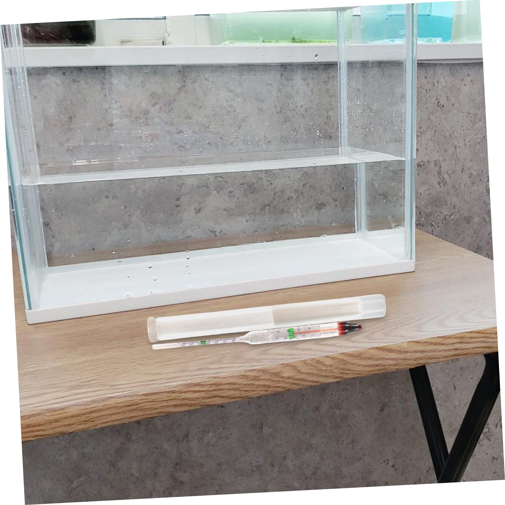 ifundom 10 Sätze Salzgehaltmesser für Meerwasser Aquarium Meersalz Dichte Hydrometer digital Ozeandekor Fischtanks Salzwasser-Hydrometer Aräometer für Aquarien Präzisions-Aräometer Plastik