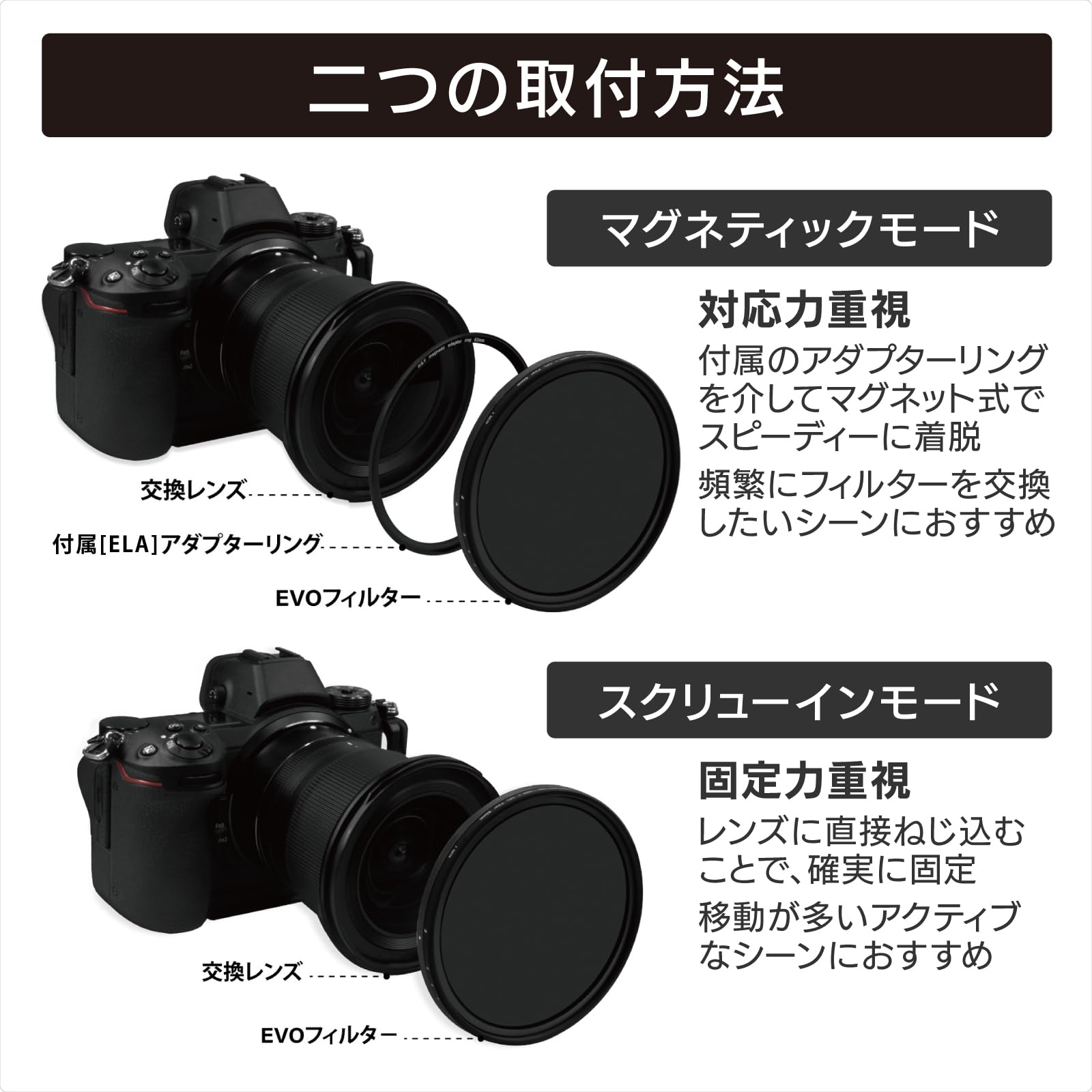 Amazon | H&Y ブラックミスト 82mm EVO ブラックプロミスト 1/2