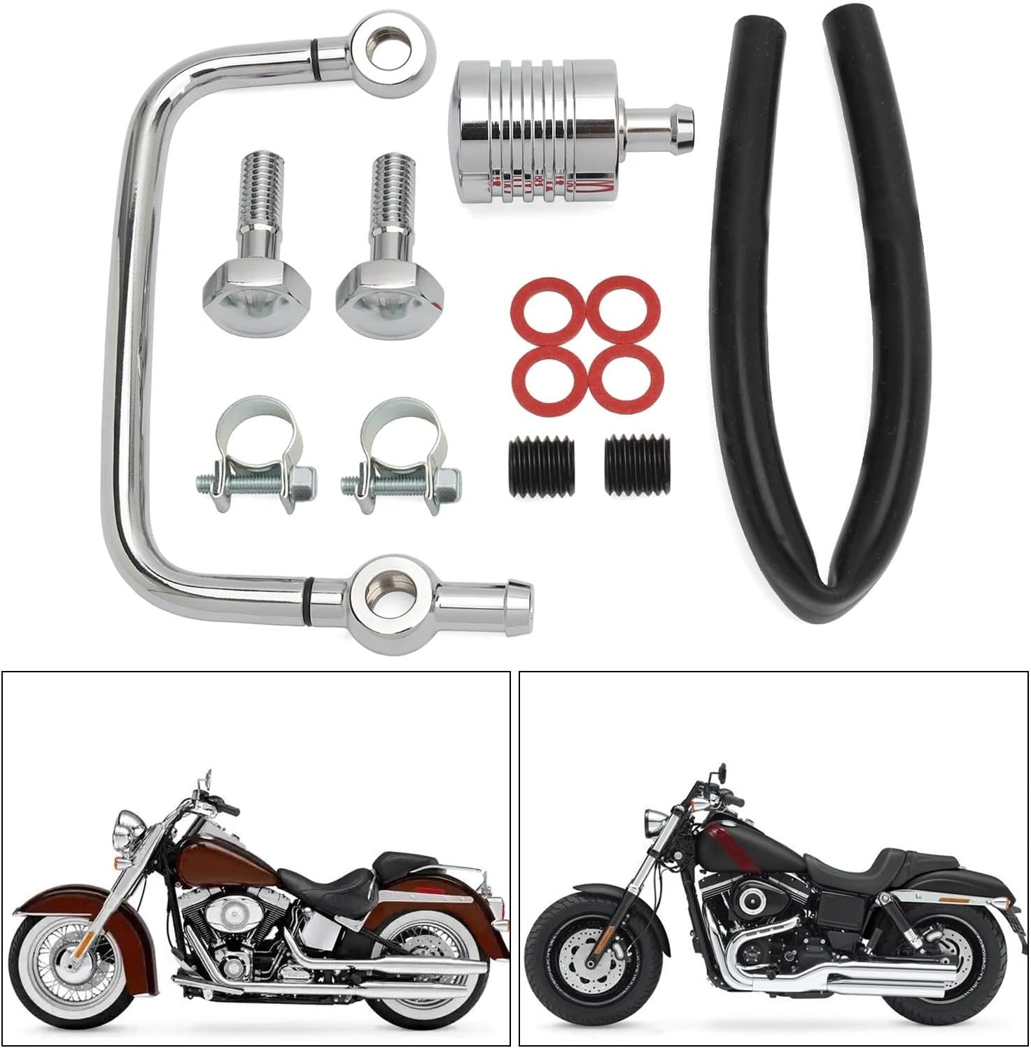 オイルセパレ クランクケースブリーザーキット ハーレー ビッグツイン ブレイクアウト ソフテイル ストリートボブ ロードキング スト