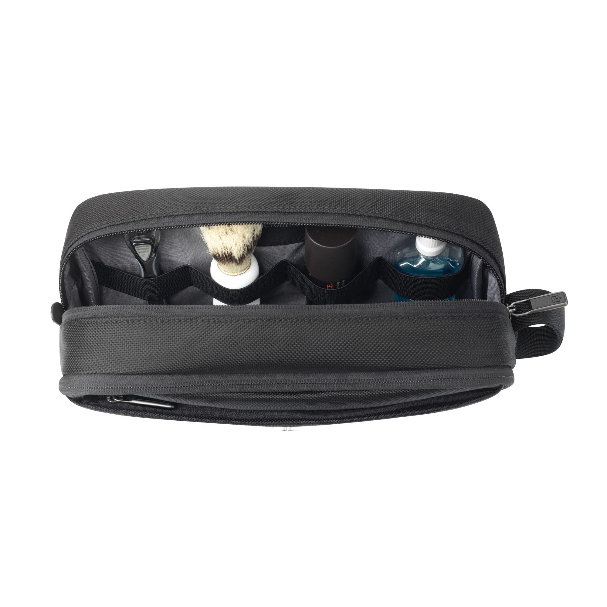 Victorinox Unisex Werks Traveler 6.0 zestaw artykułów toaletowych, czarny, rozmiar uniwersalny, zestaw artykułów toaletowych Werks Traveler 6.0