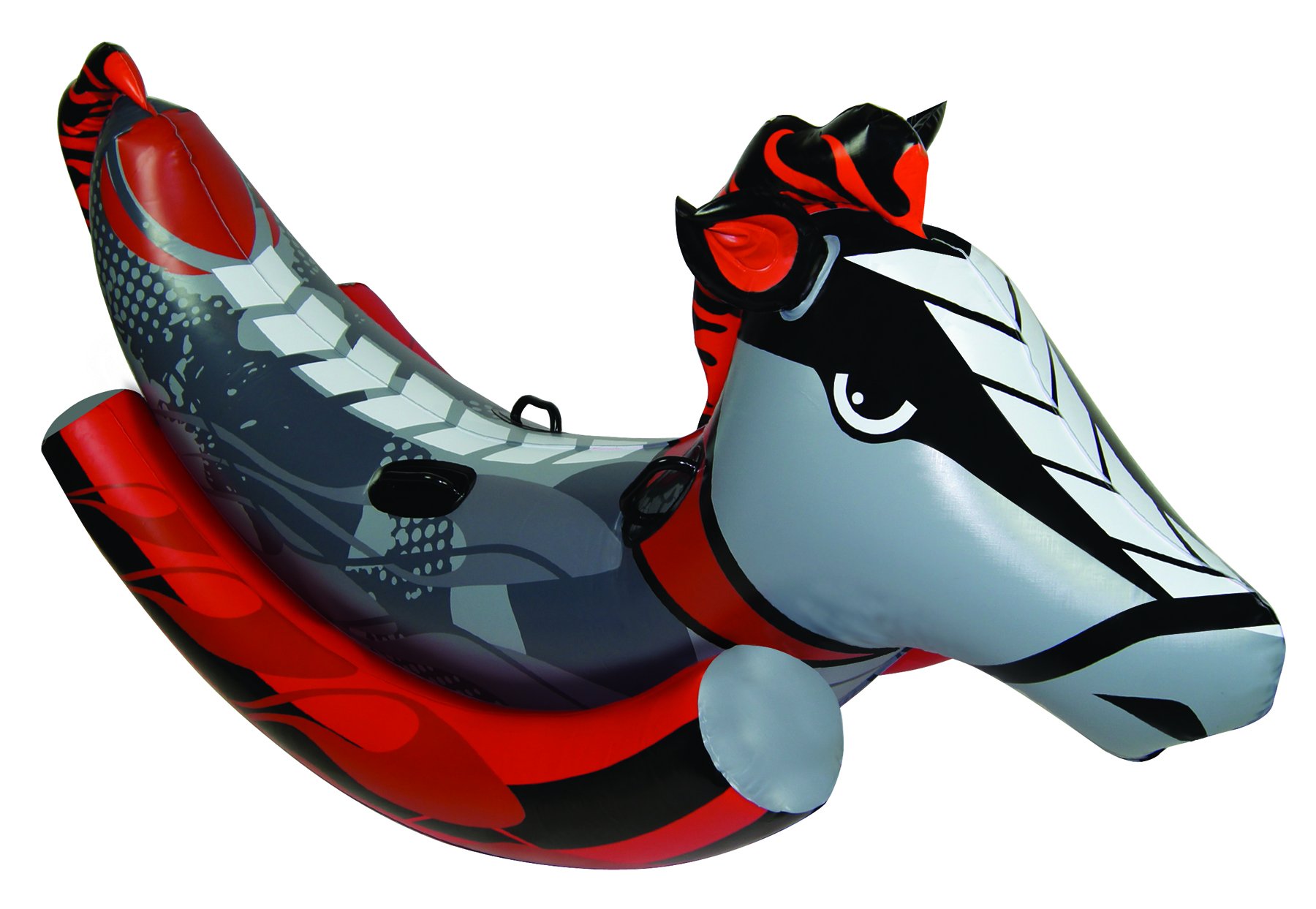 Poolmaster Rockin' Horse Swimming Pool Float Toy, Multicolored 84 Long x 40 Wide, deflated