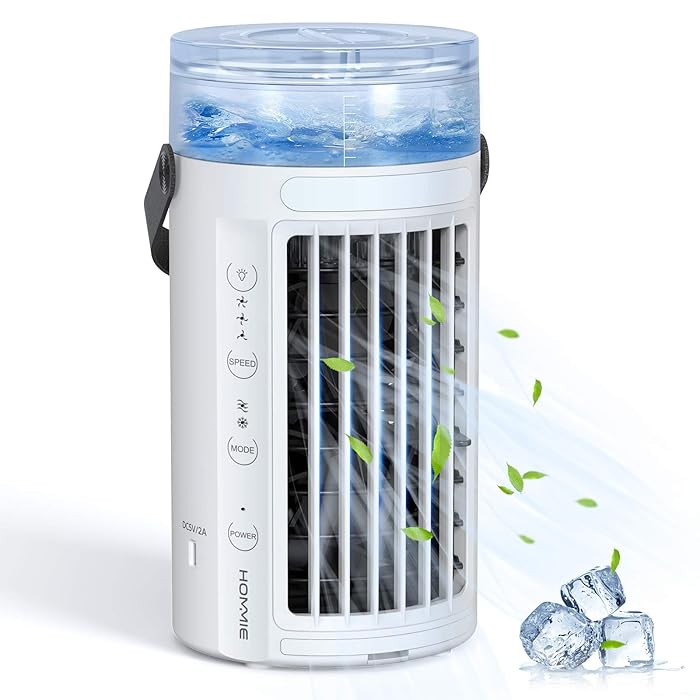 Buy Portable Air Conditioner, Hommie 5 in 1 Personal Mini Air Cooler