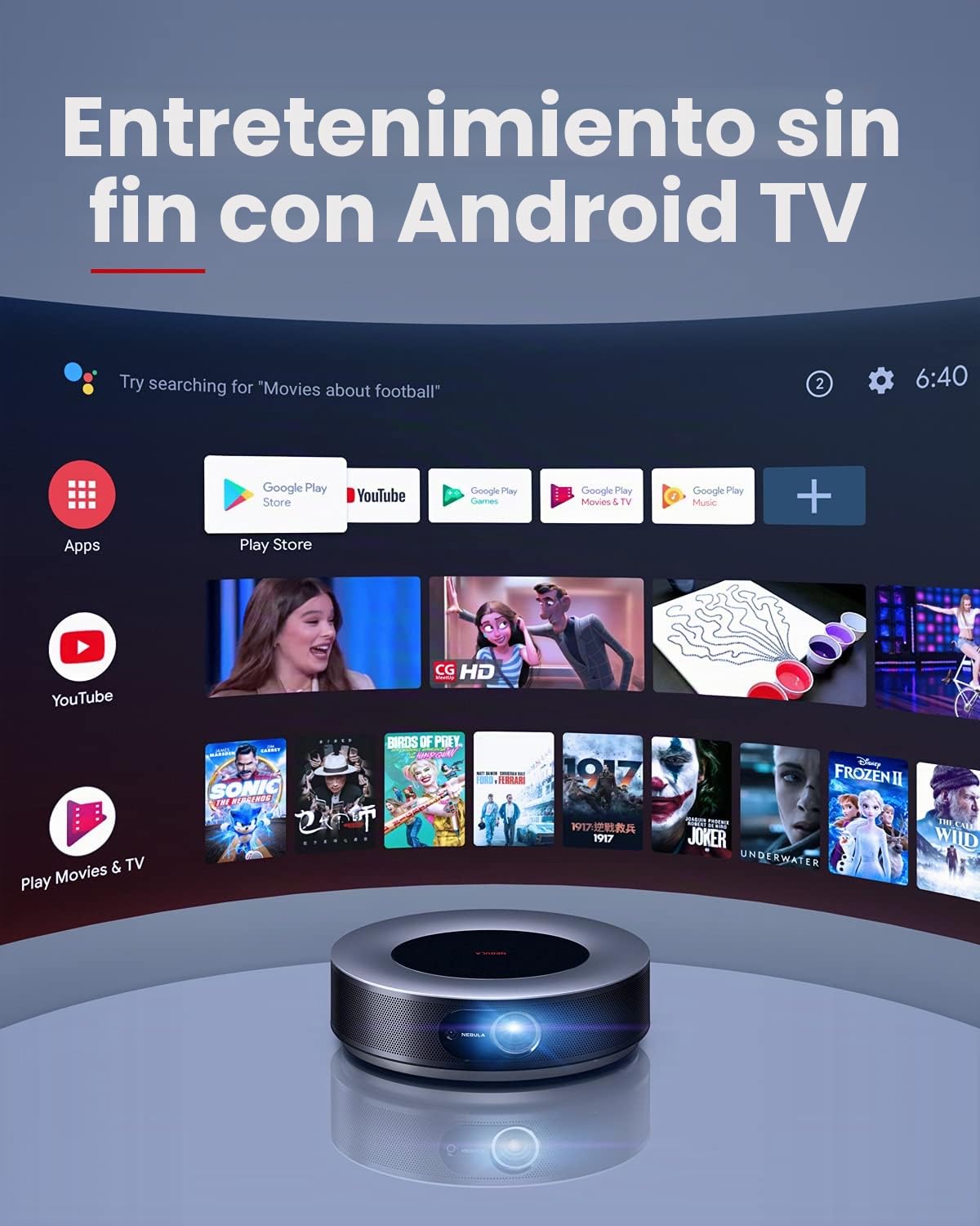 Amazon.com: Anker NEBULA Cosmos Full HD 1080p Proyector de