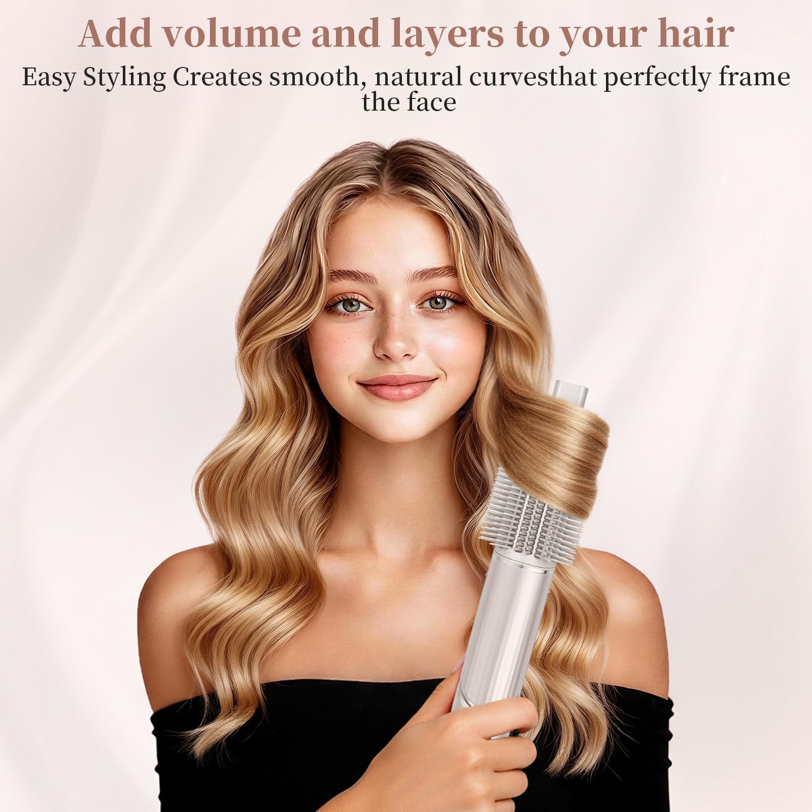Upgraded Round Volumizing Brush Attachment for Shark FlexStyle HD400