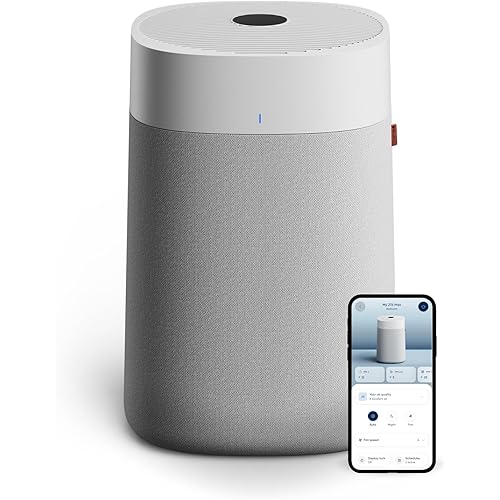 BLUEAIR Air Purifiers for Large Rooms, Cleans 3,048 Sqft In One Hour, HEPASilent Smart Air Cleaner For Home, Pets, Allergies, Virus, Dust, Mold, Smoke - Blue Pure 211i Max