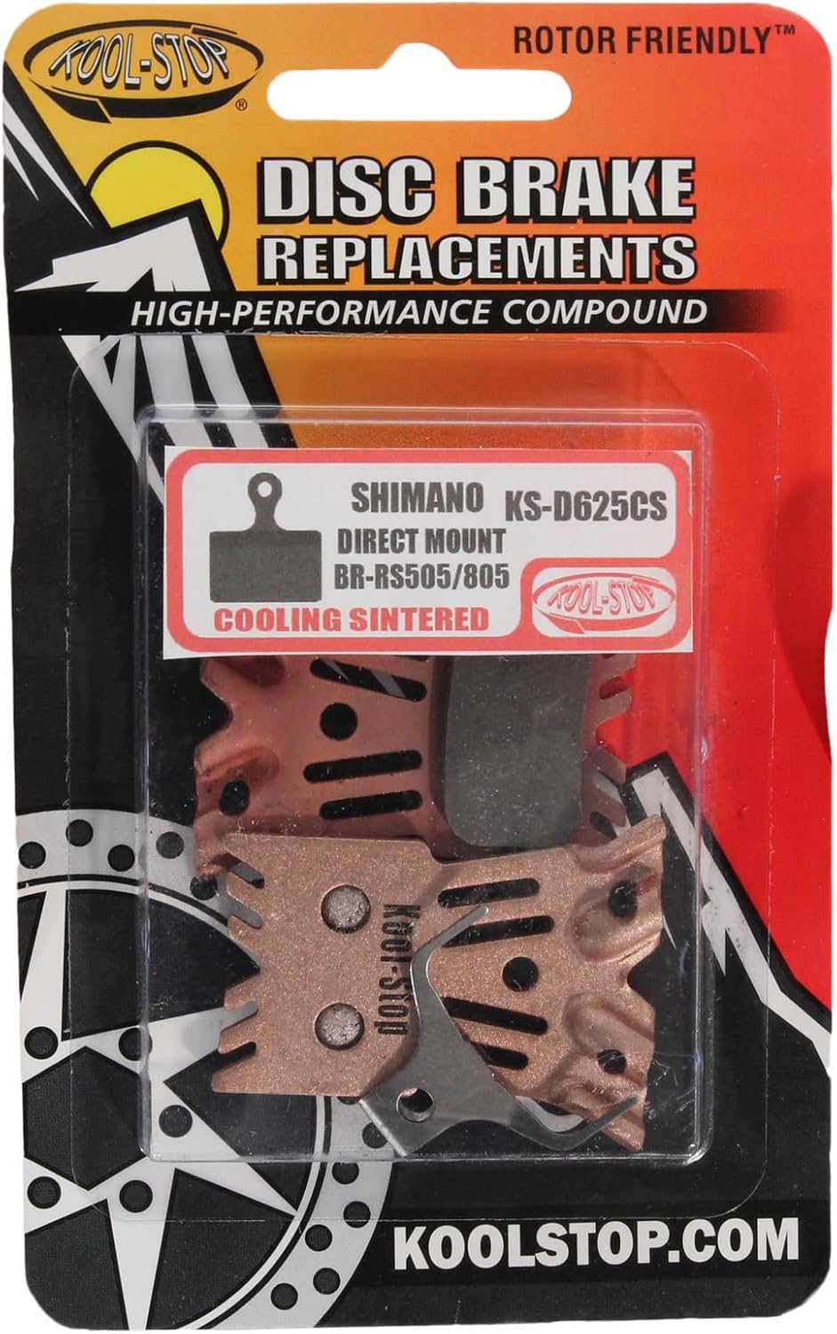 Kool Stop Cool Wave Pads, R8070/RS505/805 - Sintered Metallic
