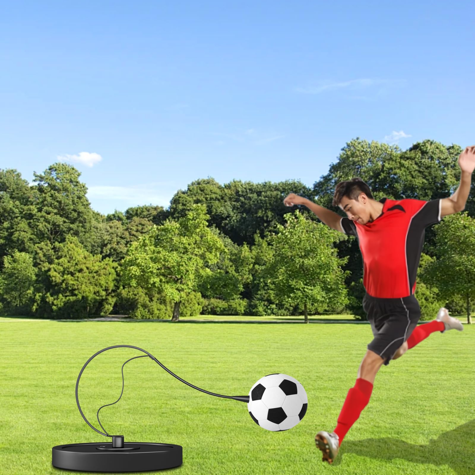 Amazon | 回転可能なサッカートレーニング機器、サッカー