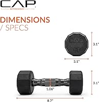 Vista 264 de CAP Barbell - Mancuerna recubierta Varias opciones de pares y conjuntos