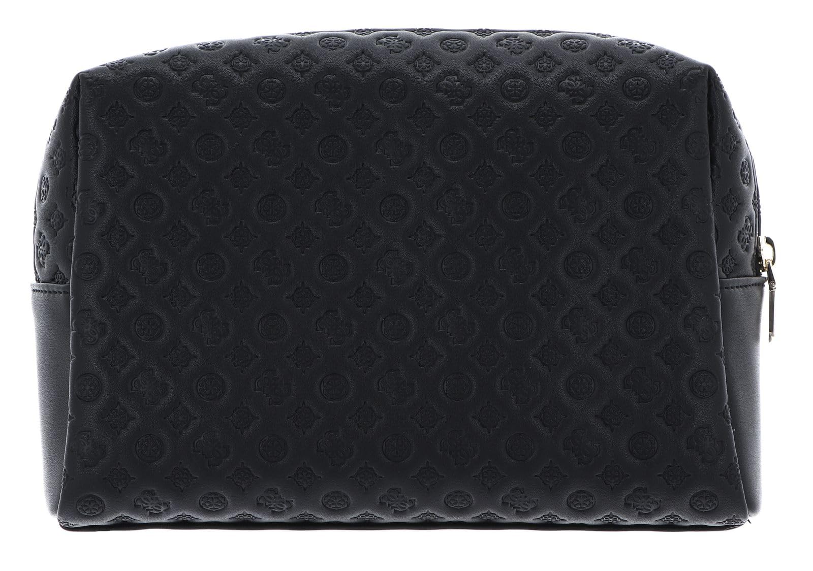 GUESS Kulturbeutel Large Top Zip Cosmetic Bag Black schwarz