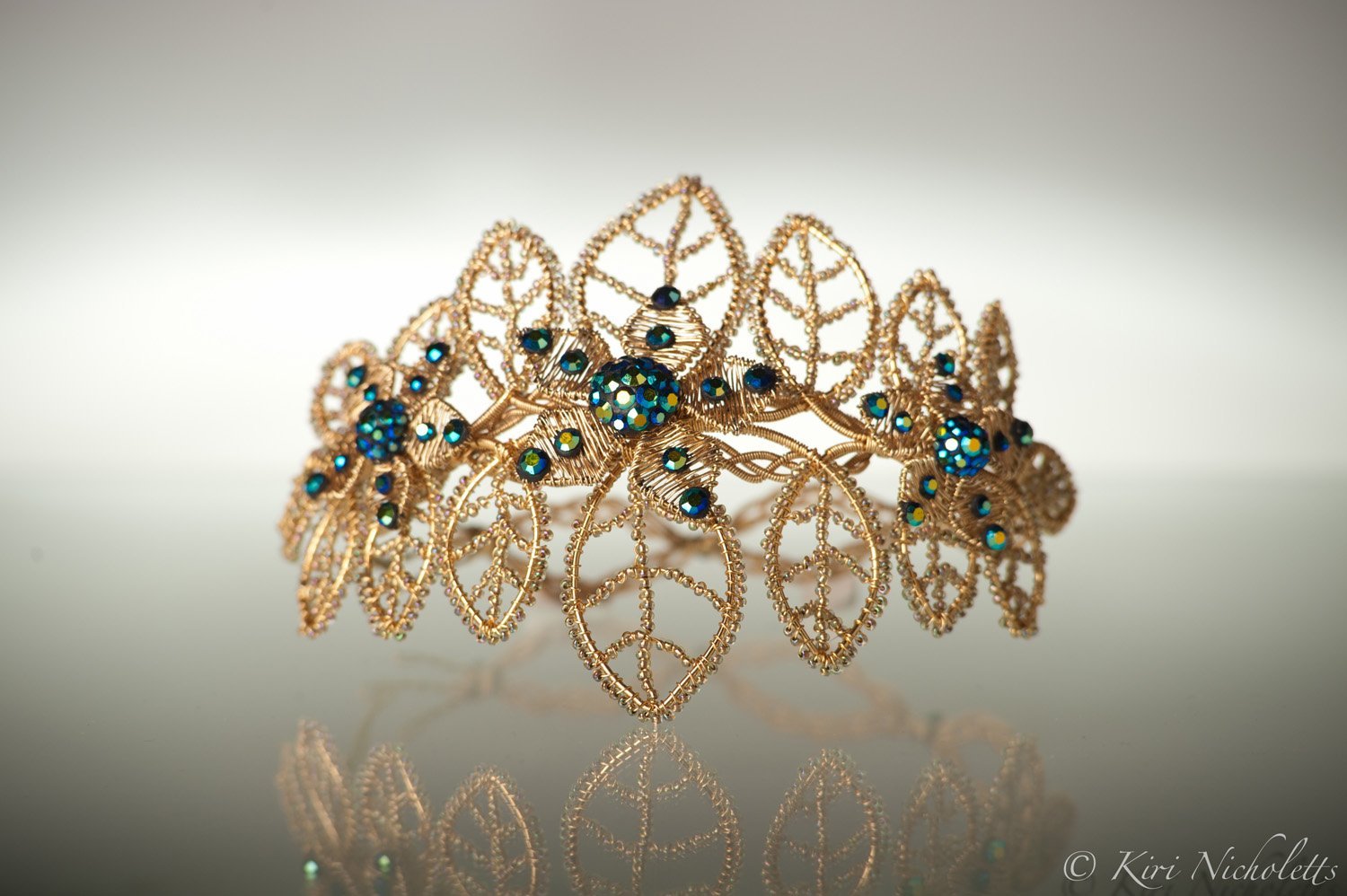 Morganna's Pride jewel encrusted hair band/side tiara