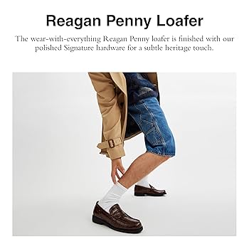 Amazon.co.jp: COACH メンズ レーガン ペニー ローファー