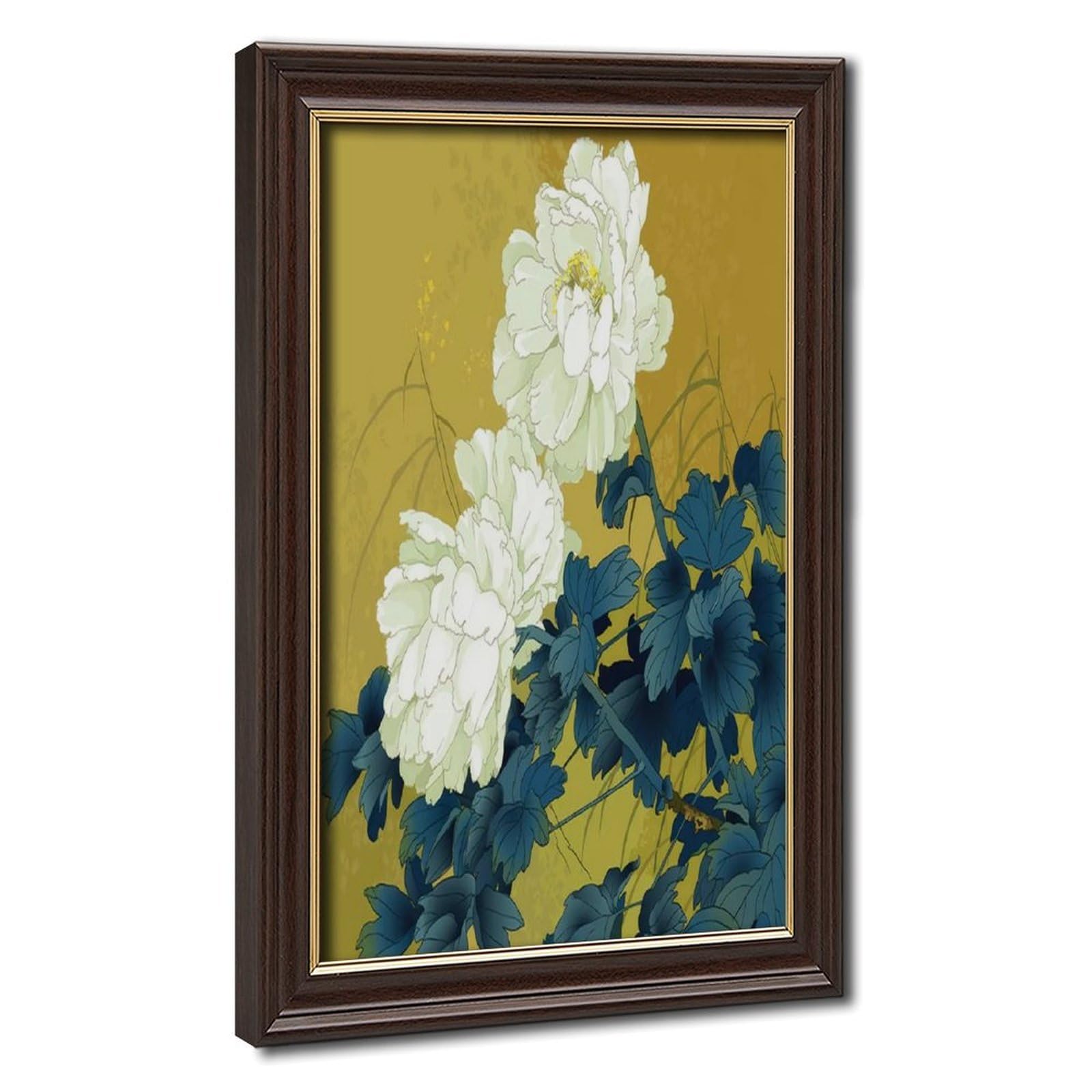 Bareronor Japanese Flowers Poster Canvas Poster Bedroom Decor Landscape Office Room Decor Gift 16" L X 24" W