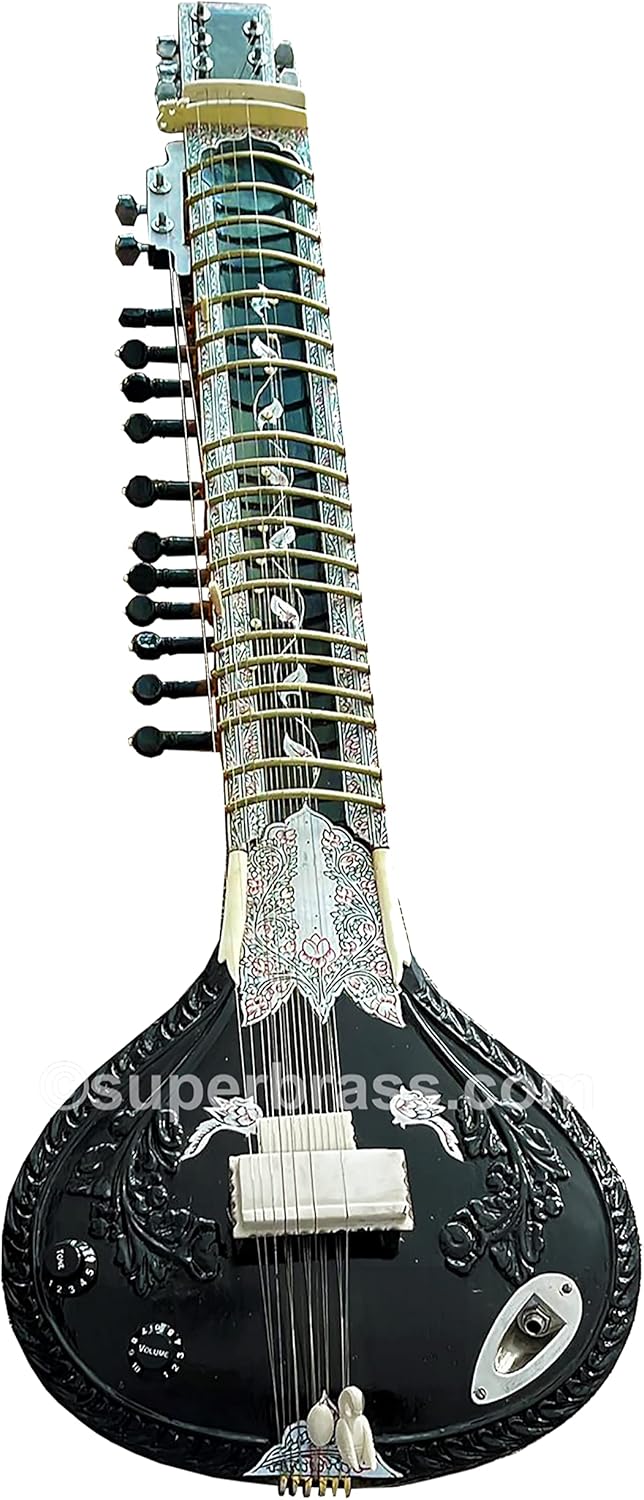 Deep Carving AcousticElectric Sitar Guitar Fusion