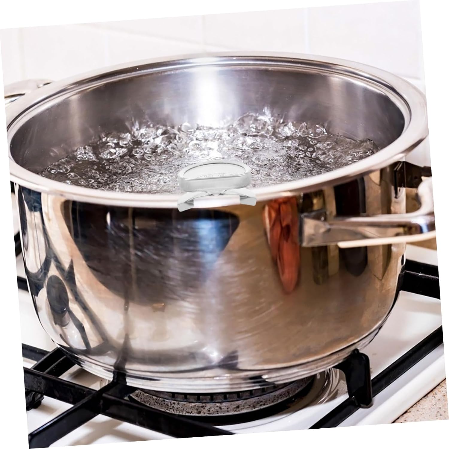 Instant Read Stainless Steel Frying Thermometer with Stand for Baking