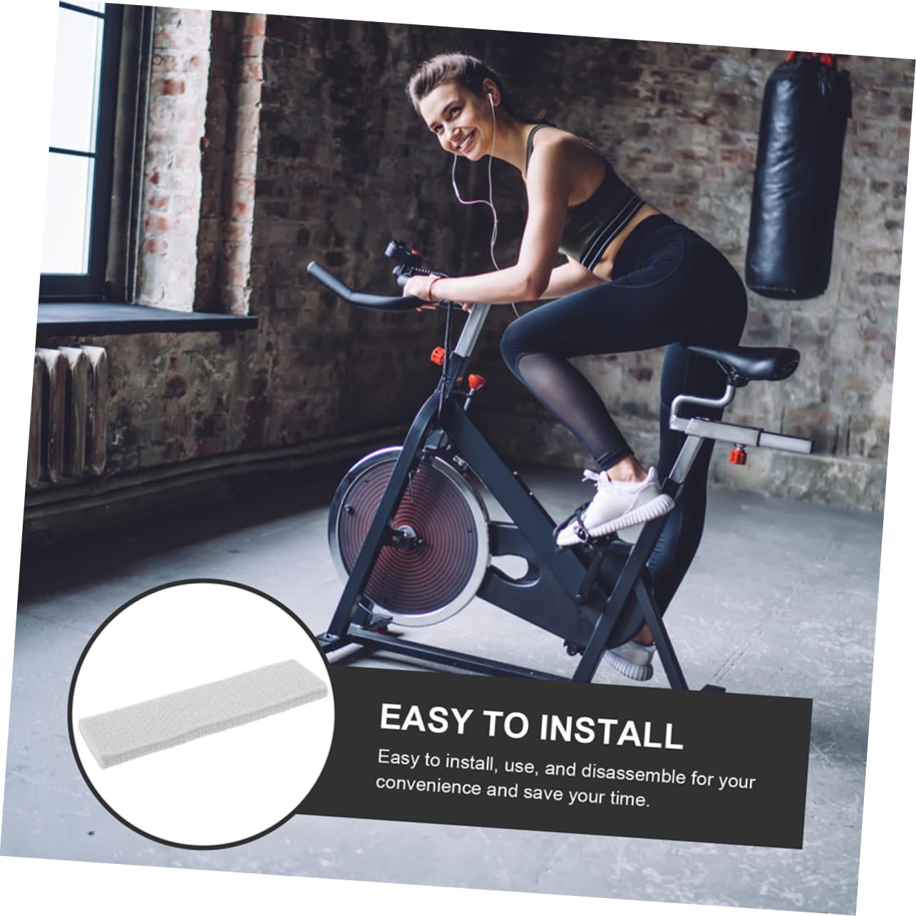 BESPORTBLE Pastiglie Resistenza Bici Feltro da Unitá per Freno 6 in Fitness Grande Protezione para Cerchi Allenamento Indoor