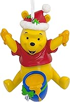 Vista 7 de Hallmark Disney Santa Winnie The Pooh - Adorno navideño con maceta de miel