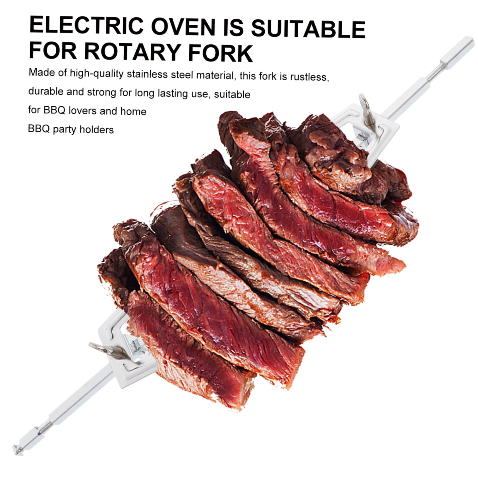 Alipis 2pezzi Rotantper Arrosto Inossidabile Professionalper Bbq Per e Facile Per e Camping