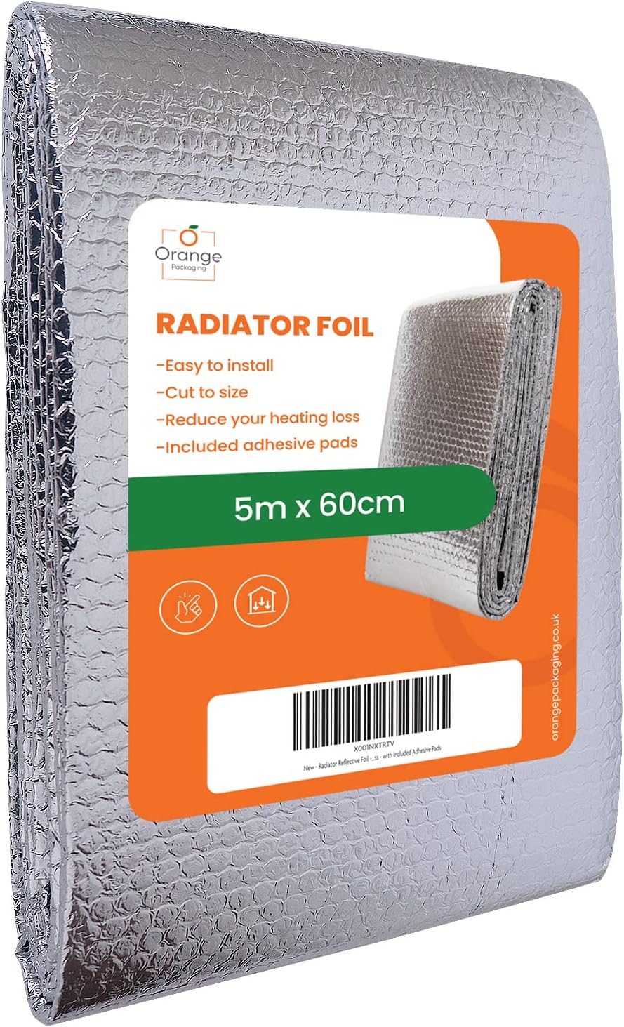 Radiator Reflective Foil, Radiator Reflector Panels for Home, 5m x 60cm