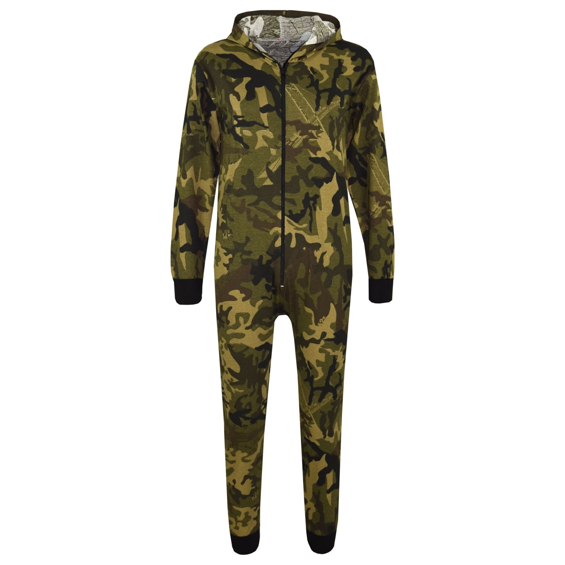 A2z 4 Kids Girls Green Boys Camouflage Onesie Jumpsuit Unisex - A2z Camo Onesie 13