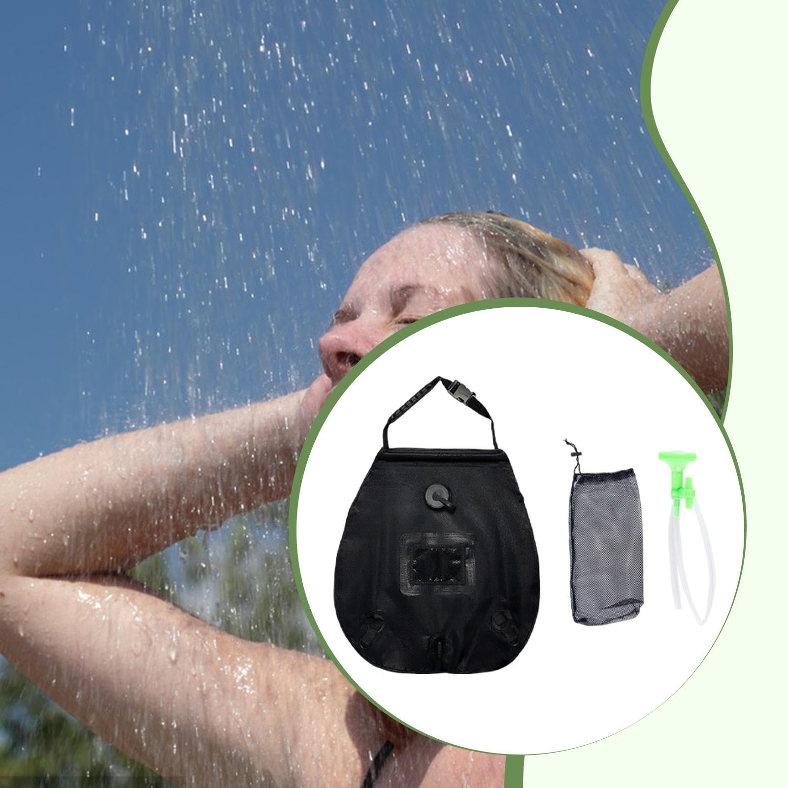Gralara Campeggio con Tubo Flessibile da 20 Litri per Giardino, Viaggi, Picnic, Escursioni E Trekking.