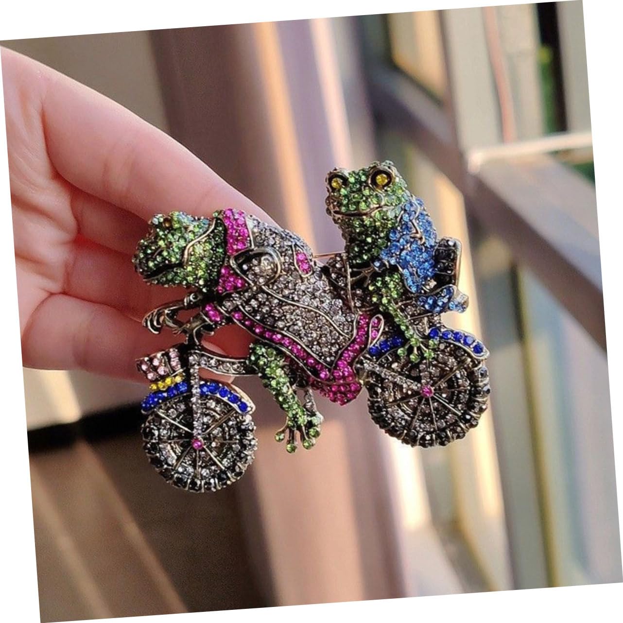 SHERCHPRY 5stücke Frosch Brosche Mit Strassbesatz Niedliche Cartoon Tier-anstecknadel Für Frauen Vintage Tierbrosche Für Kleidung Hüte Und Taschen Für Geburtstage Und Besondere Anlässe