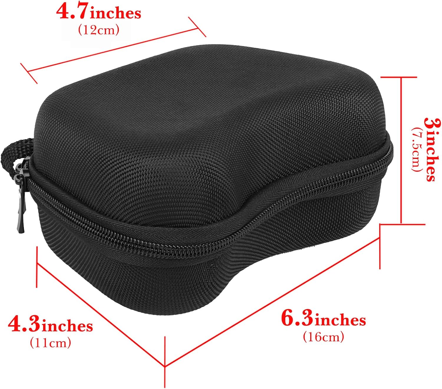 Linkidea Hard Travel Controller Case Compatible with 8BitDo Pro 2/Ultimate Bluetooth/2.4G Dual Sense Wireless Controller Gaming Accessories Carrying Case, Game Protective Storage Bag (Black) - Image 4